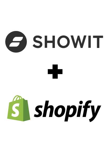 Showit logo and Shopify logo